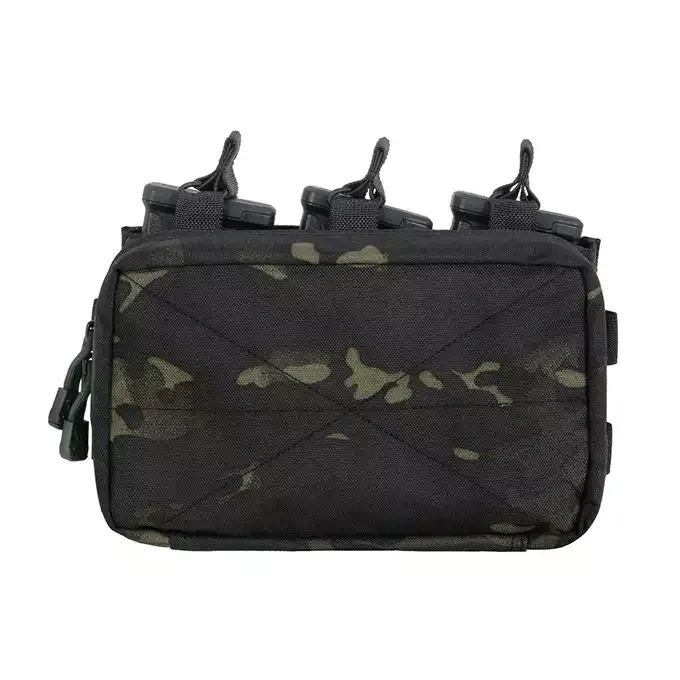 Front Panel Triple M4/Admin Pouch MOLLE Mb