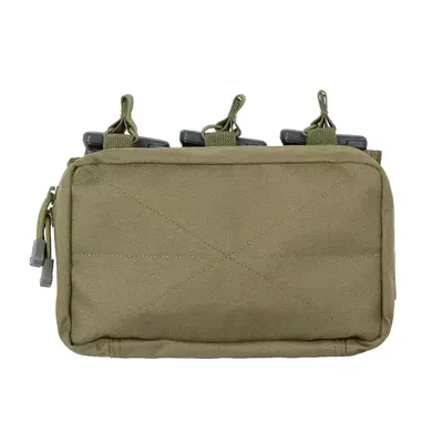 Front Panel Triple M4/Admin Pouch MOLLE 8FIELD