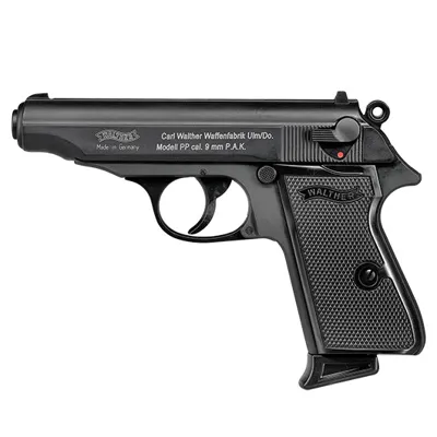 PP Schreckschuss Pistole Kal. 9mm P.a.k. Brüniert - Walther