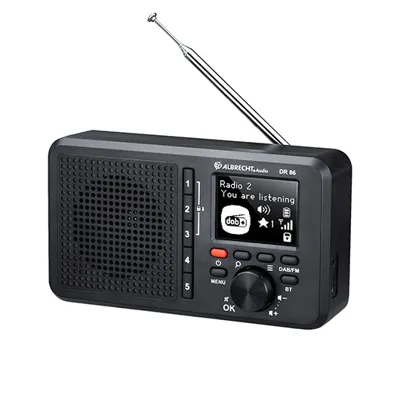 DR86 Senior Digitalradio DAB+/UKW/Musik Streaming Akku- Oder Netzbetrieb - Albrecht