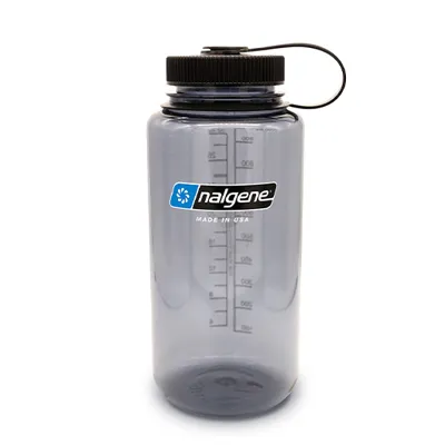 Weithals-Trinkflasche WH Silo 1 Liter BPA-Frei Grau - Nalgene