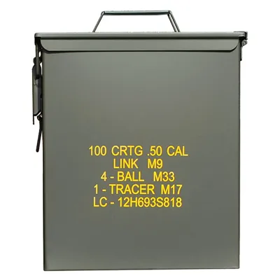 Munitionskiste US Ammo Box Steel M19A1 cal. 50 Large - Mil-Tec