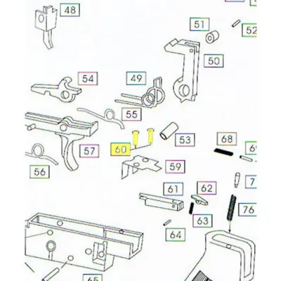 M4 Part #60 Valve Hammer Cover Screws Inhalt: 1 Stück - Wei-ETech