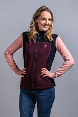 Lakho Womens Vest - Strickfleece Weste - Tatonka