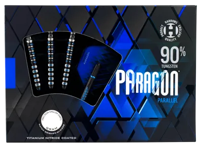 Paragon Parallel 90% Tungsten - Steeltip Dartpfeile | 24g - Harrows