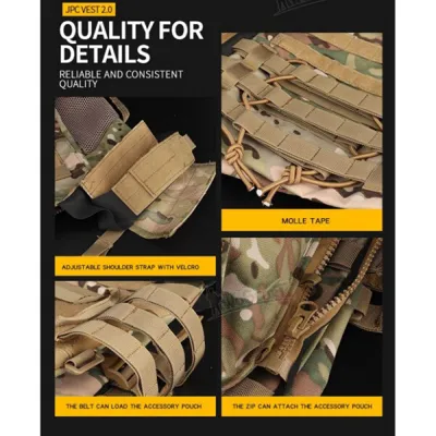JPC Vest Easy Style Plate Carrier - Wosport