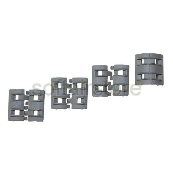 Element Twin Rail Panel Set 4x2 in · Foliage green