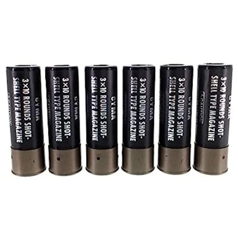 Cyma Shotgun Shells CM350 6PCS · Negro
