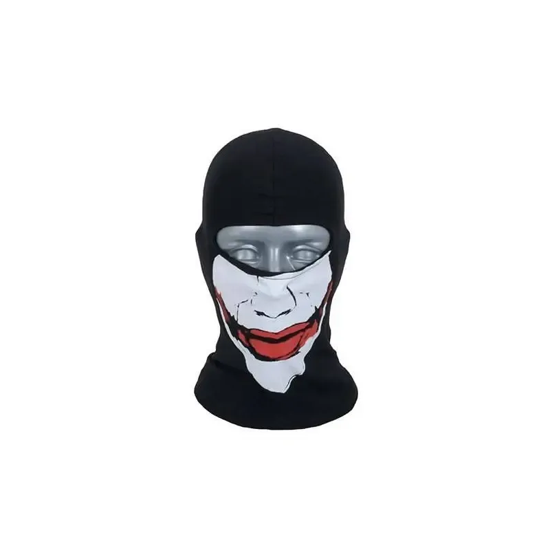 8Fields Balaclava Sonrisa JOKER · Negro