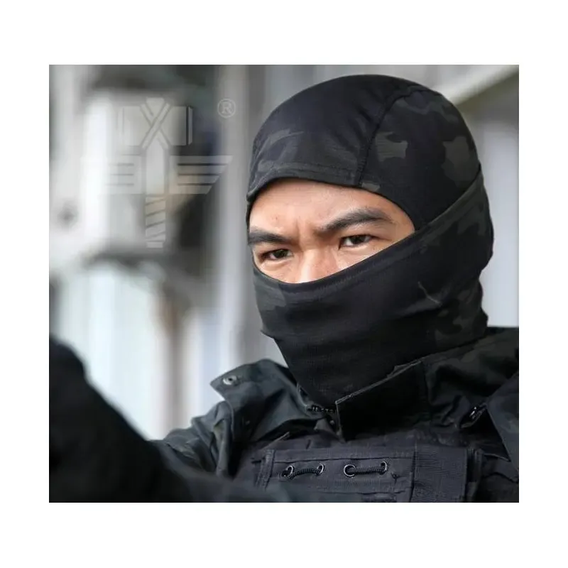 Combat Zone Hood · Multicam Black