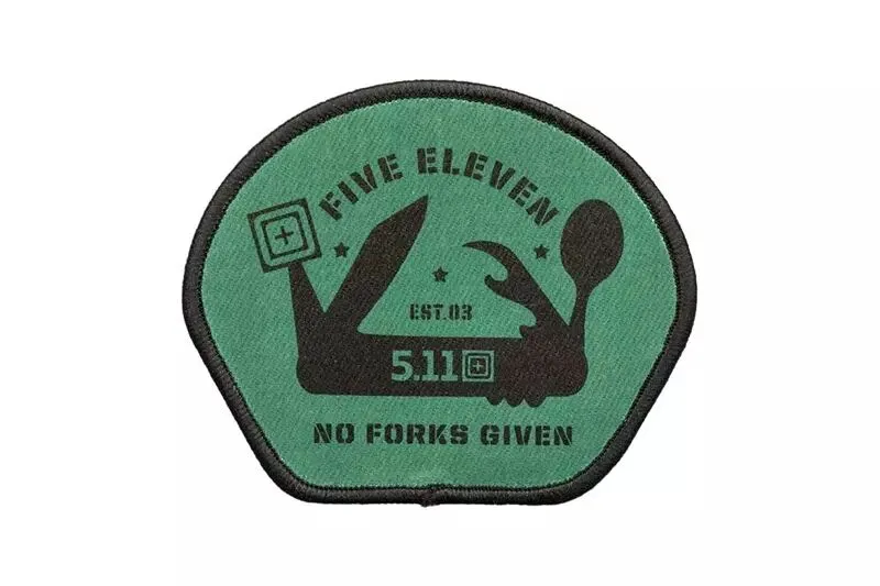 Patch Tissu Limité NO FORKS GIVEN 5.11