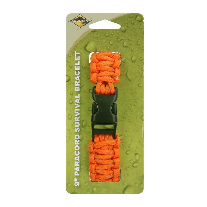 BCB International Μπρασελέ Paracord BCB 9 Inch · Naranja