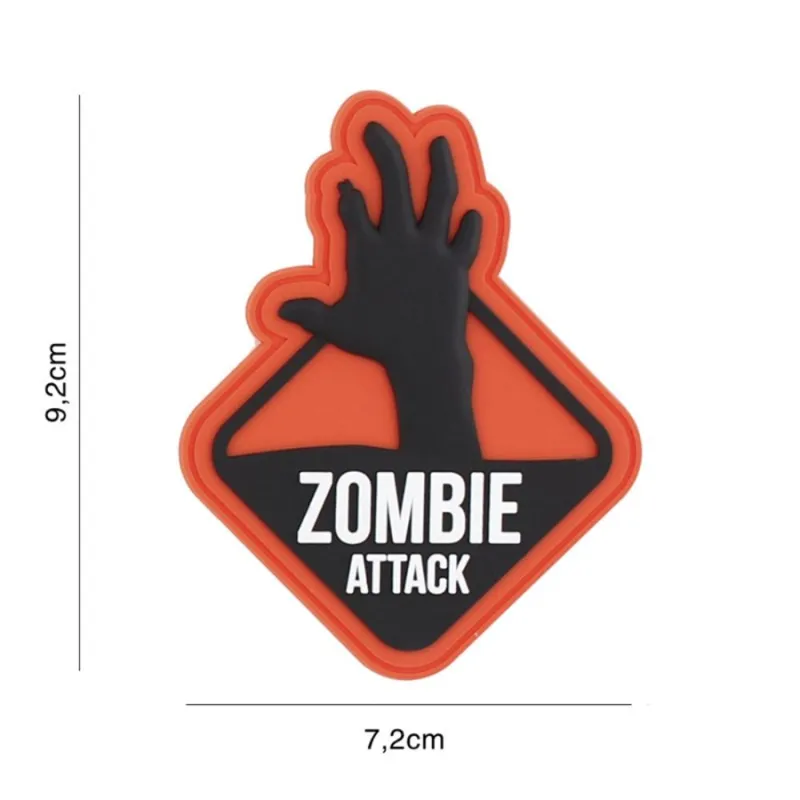 101 Inc Σήμα Καουτσούκ Zombie Attack 2 Πορτοκαλί