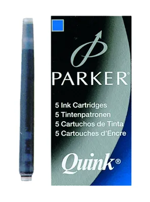 Ανταλλακτικές Αμπούλες Μελανιού 0901 Quink Cartidges - Parker