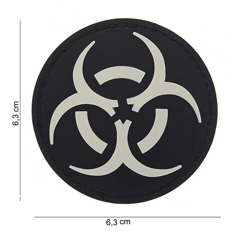 101Inc Resident Evil Rubber Patch · Black white