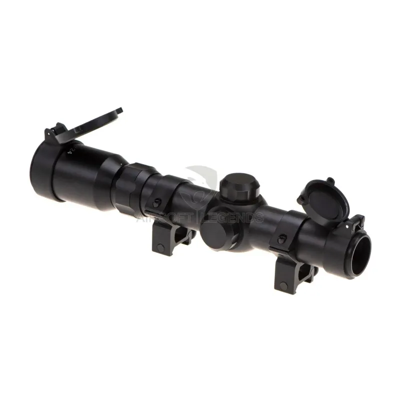 Aim-O 1-4x24 Tactical Scope · Negro