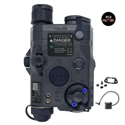 PEQ-15 Aiming with PCB Potting - Green Laser IR Laser Flashlight