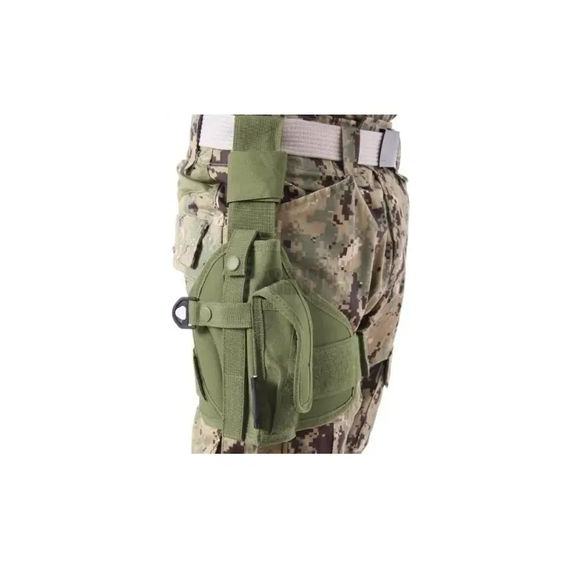 Pistolera Pernera Universal Compact · Verde / OD