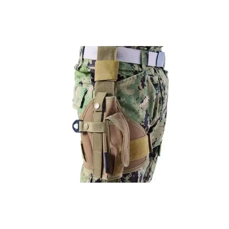 Pistolera Pernera Universal Compact · Tan / FDE