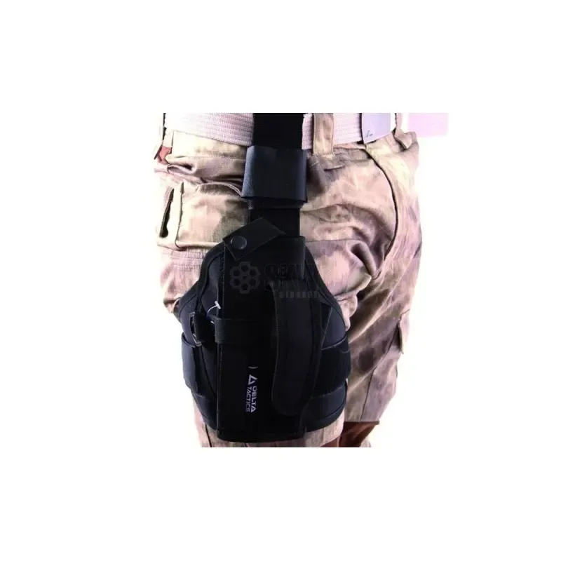 Pistolera Pernera Universal Compact · Negro