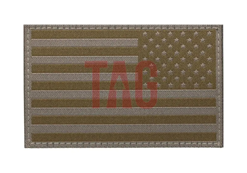 Claw Gear USA Reversed Flag Patch RAL7013