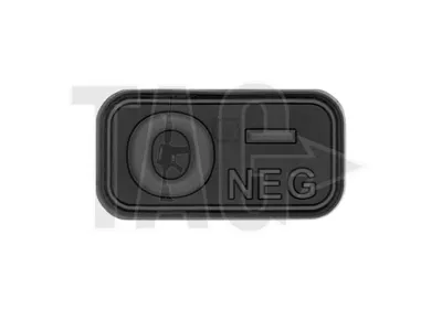 Bloodtype Rubber Patch 0 Neg - JTG
