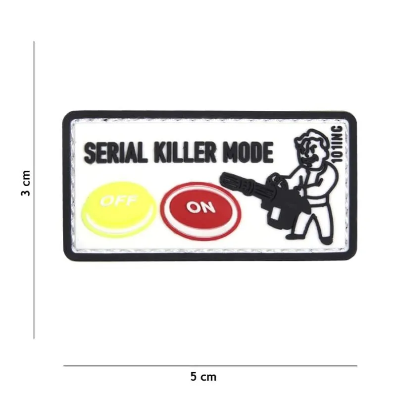 101 Inc Patch 3D PVC Serial Killer Wit