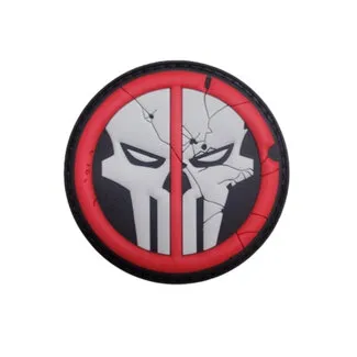 Deathpool Skull Rubber Patch