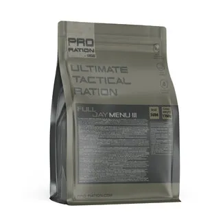 Pro-Ration Full Day Menu Vegan