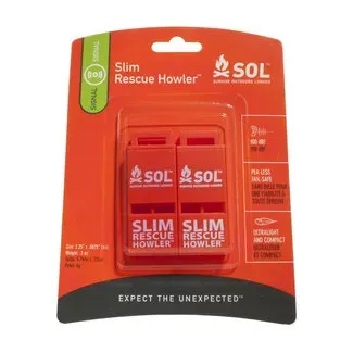 Slim Rescue Howler Whistle - SOL
