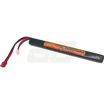 11.1V 1300mAh 20C Li-Po Battery Stick - Large T-Type - VB Power
