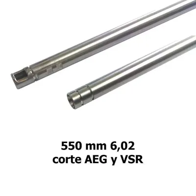 Cañón 550 mm 6,02 Stainless Steel y VSR - Fijo Custom