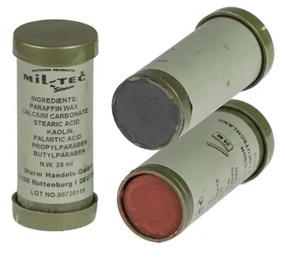 Krycí Barvy - 25g - Černá/Hnědá - Mil-Tec (Německo) - MLT