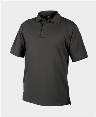 Triko Krátký Rukáv - POLO - Černá - Helikon