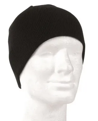 Pletená Čepice Beanie - Černá - Mil-Tec (Německo) - MLT