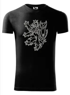 Tričko Krátký Rukáv - LEV - Černá - E-ARMY