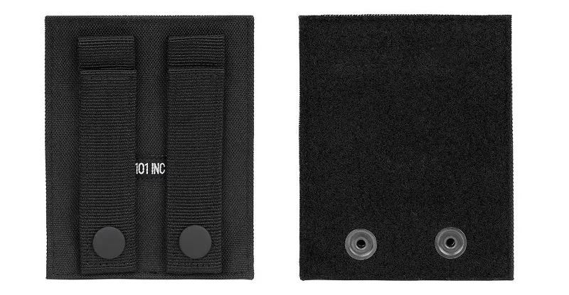 101 INC - V.O MOLLE Panel Se Suchým Zipem - Medium - Černá