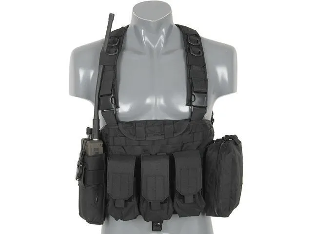 8Fields Replika Vesty Commando Recon Chest Harness · Negro