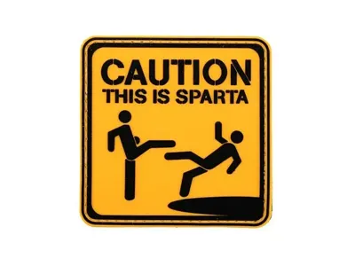 Nášivka Na Suchý Zip Sparta PVC Patch 1 - 8Fields