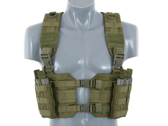 8Fields Chest Harness Rozep. Z Předu · Verde / OD