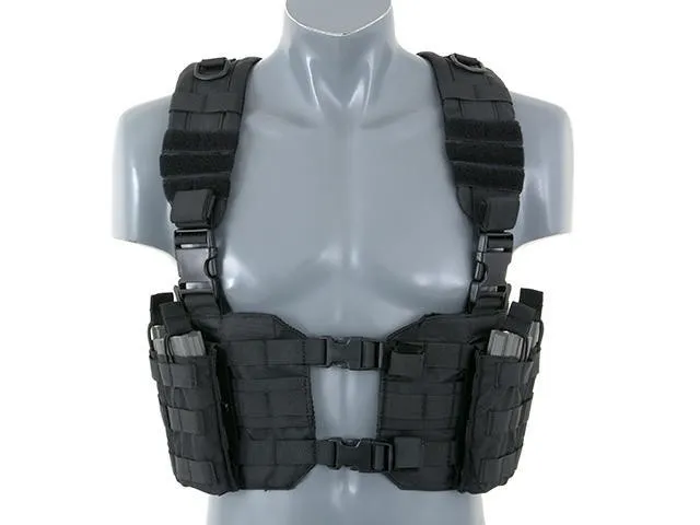 8Fields Chest Harness Rozep. Z Předu · Negro