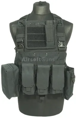 Taktická Vesta Recon, Černá, ACM - ACM Airsoft