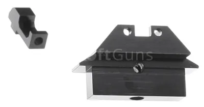 Kovová Mířidla Glock 17, CNC, Světlovodná - SHS