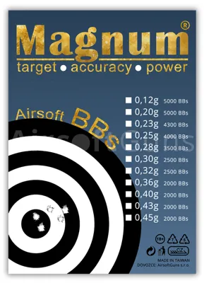 Kuličky 0,28g, 3500 Ks - Magnum