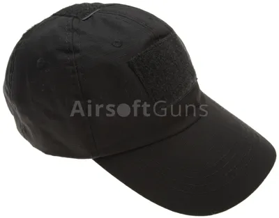 Čepice S Kšiltem, Velcro Panely, Černá, ACM - ACM Airsoft