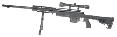M24 RAS, Pažba M4,, Dvojnožka, Optika, Upgrade Version, Well, MB4412D - Well Warrior