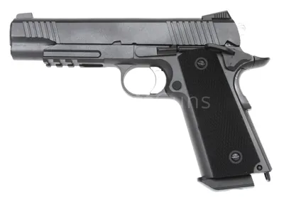 M1911 Tactical,, CO2, Kufřík, Well, G194 - Well Warrior