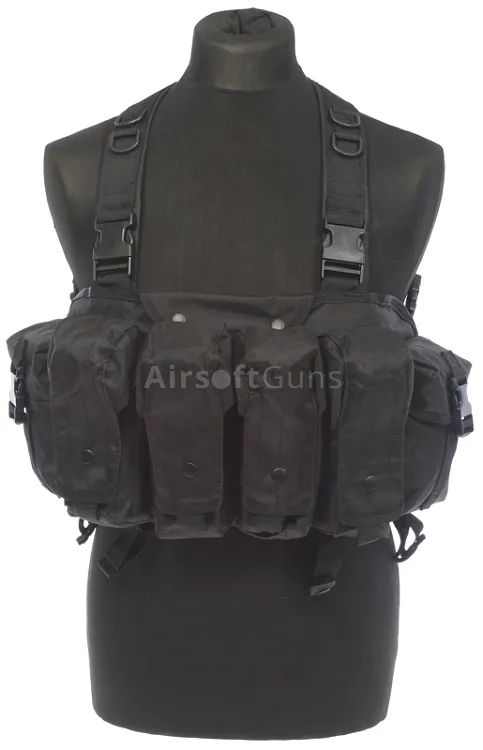 ACM Airsoft Chest Rig Tactical, Černý, ACM