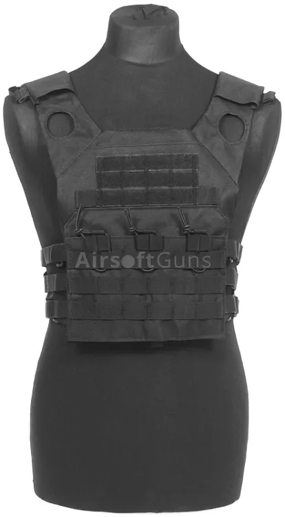 ACM Airsoft Nosič Plátů Lite, Černá, ACM