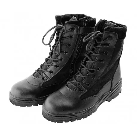 Patriot Boots with Zip · Negro
